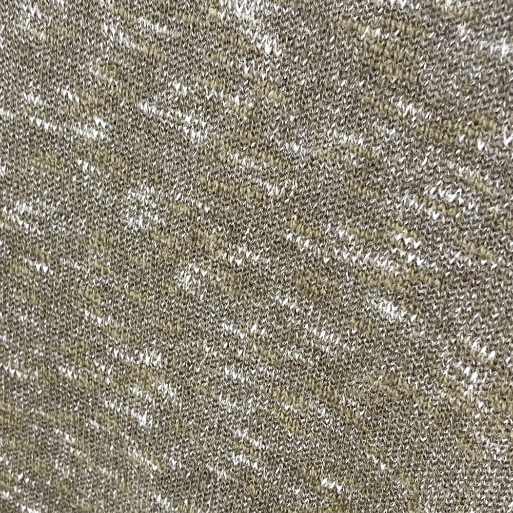 Eileen Fisher Organic Linen Cotton Taupe Sweater Raw Hem Edge Size Large - Picture 5 of 5